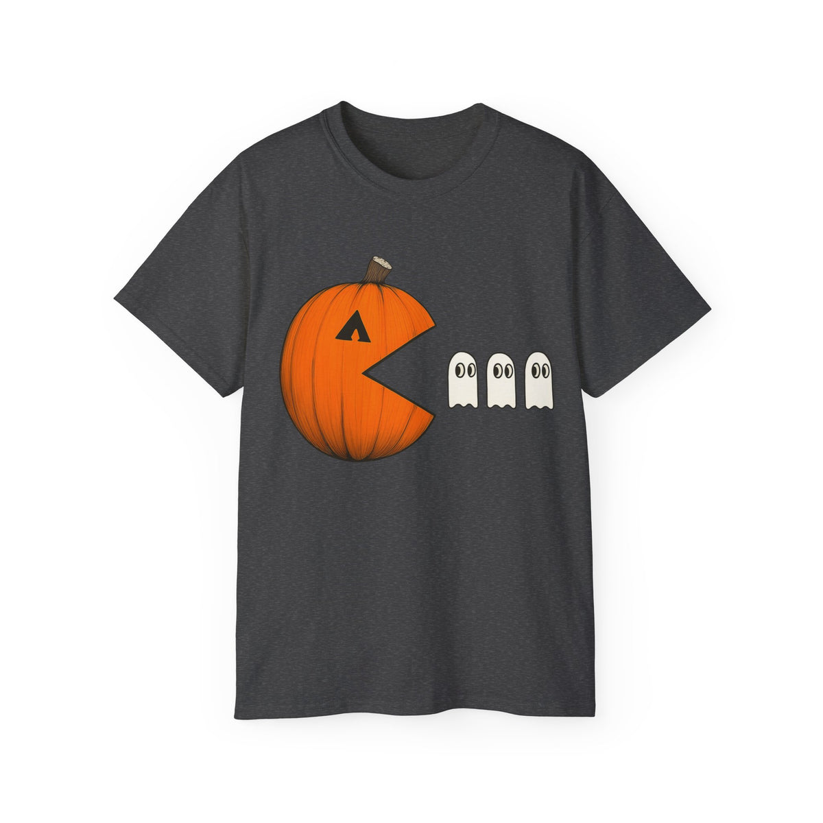 Pumpkin Eating Ghosts -GILDAN 2000 Unisex Cotton T-Shirt