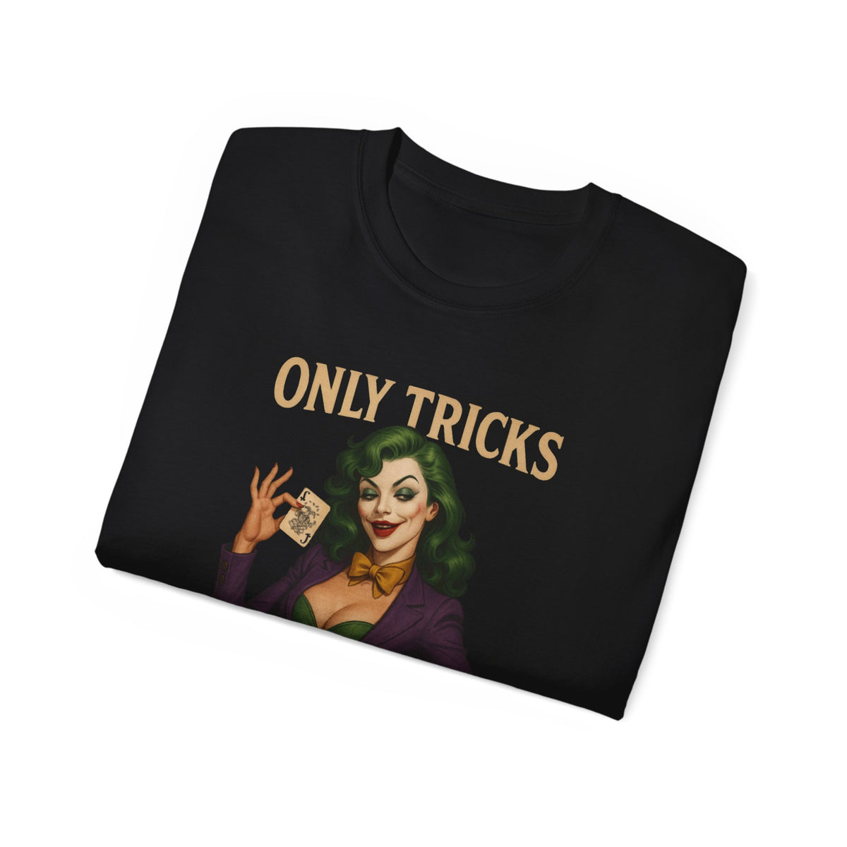 Only Tricks Sexy Joker Card Trick -GILDAN 2000 Unisex Cotton T-Shirt