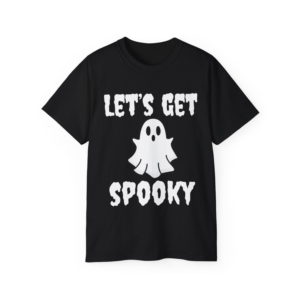 Let's Get Spooky Ghost Shirt -GILDAN 2000 Unisex Cotton T-Shirt