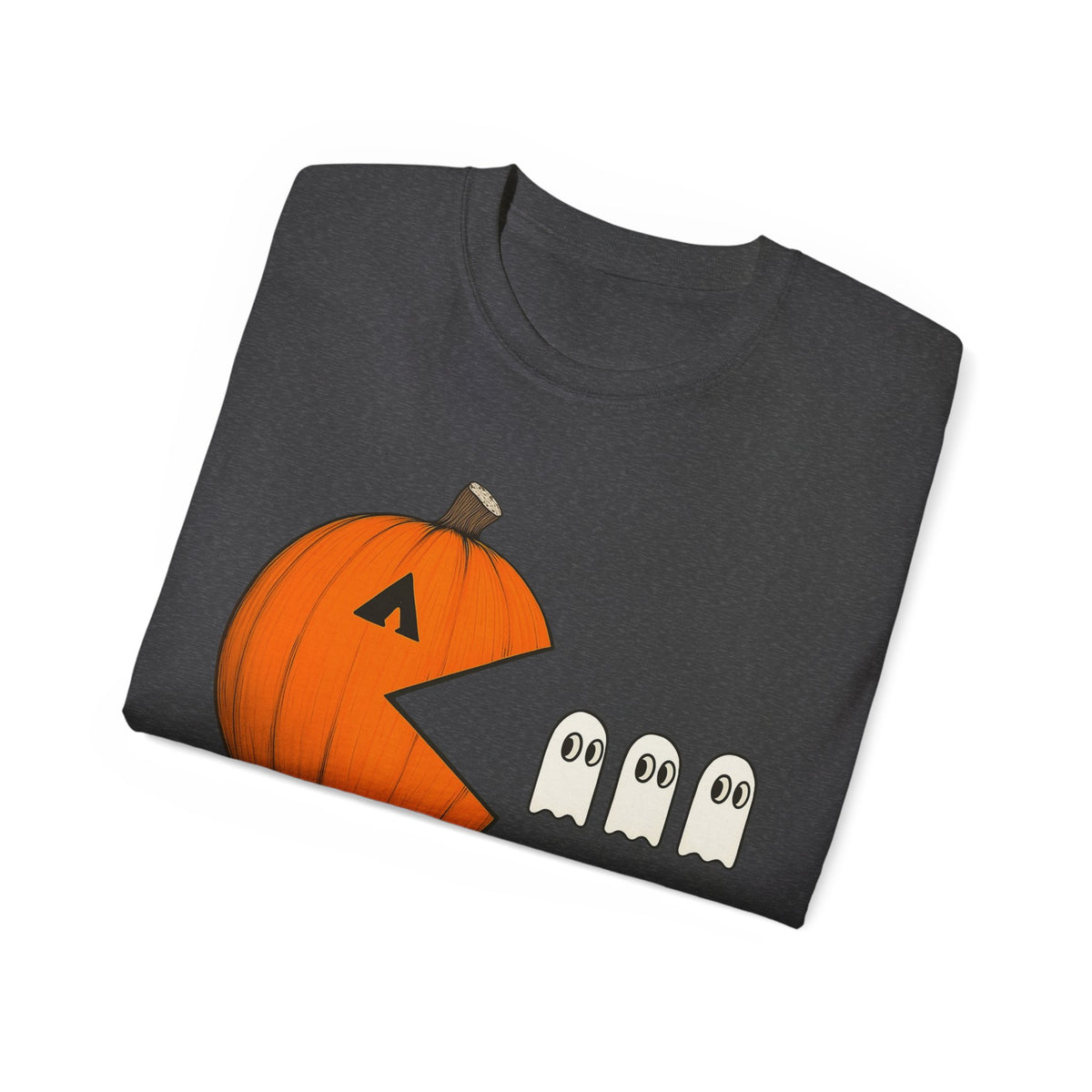 Pumpkin Eating Ghosts -GILDAN 2000 Unisex Cotton T-Shirt