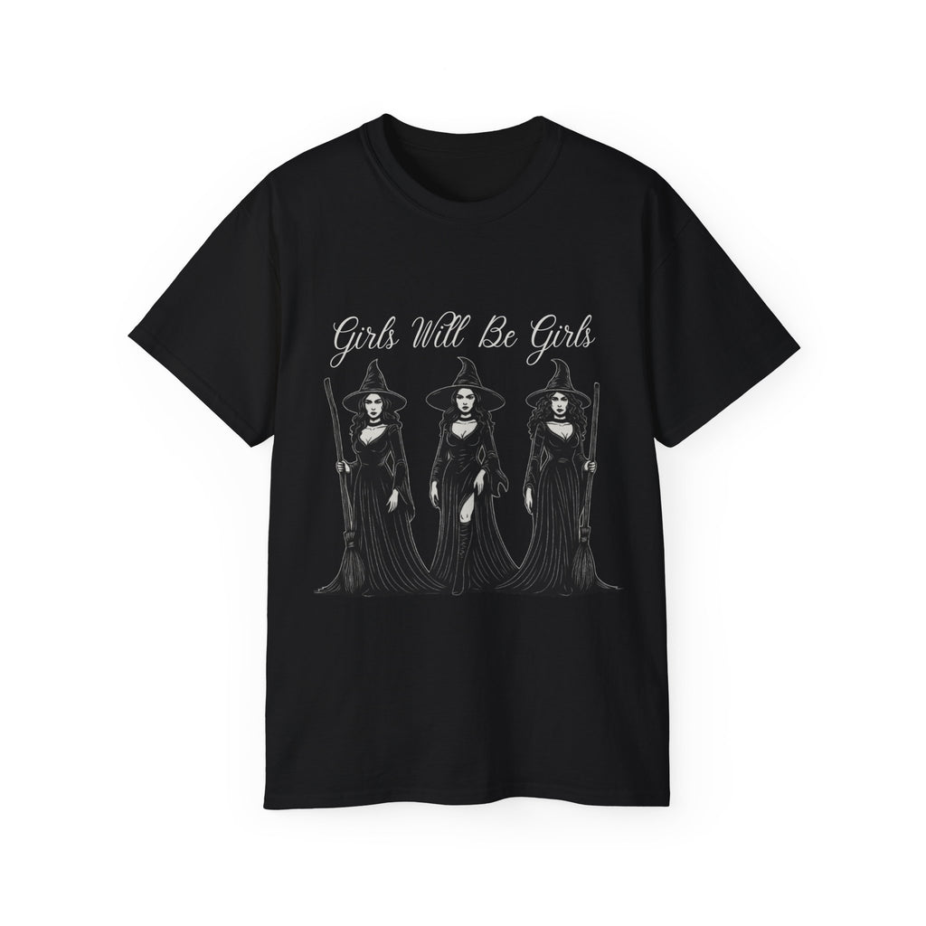 Girls Will Be Girls Trio Of Witches -GILDAN 2000 Unisex Cotton T-Shirt