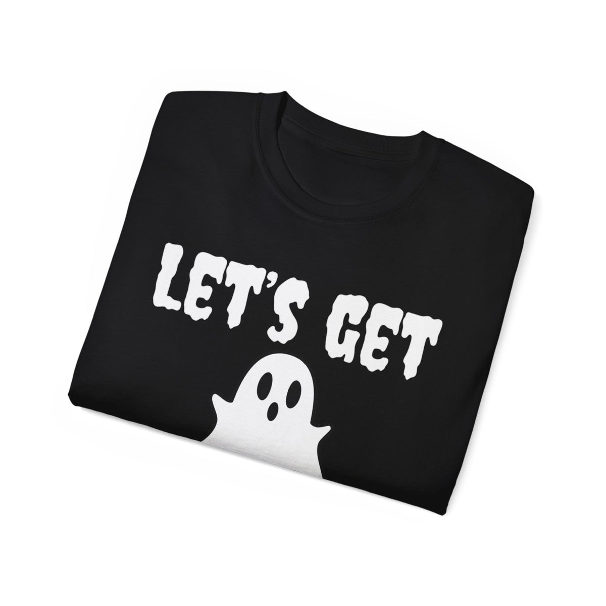 Let's Get Spooky Ghost Shirt -GILDAN 2000 Unisex Cotton T-Shirt