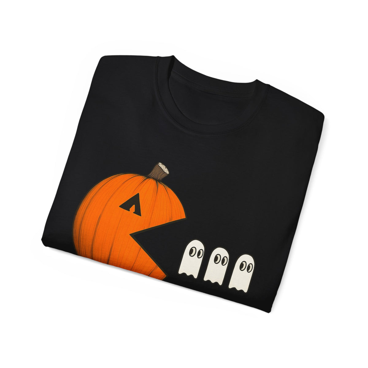 Pumpkin Eating Ghosts -GILDAN 2000 Unisex Cotton T-Shirt